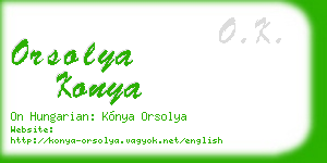 orsolya konya business card